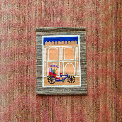 Calyz Indian Cycle Riksha Wall Hanging - Image 2